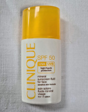 Image of Clinique SPF-50 Mineral Sunscreen Fluid for Face 30ml Sensitive Skin Formula