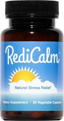 RediCalm - Natural Stress Relief Supplement - Non-GMO, Vegan, Gluten (30 cap)