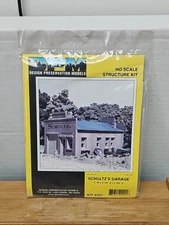 Design Preservation Models - #201 Schultz's Garage -  Kit - HO Scale - New 