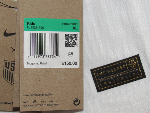 Nike US Men's USMNT National Team Dri-FITADV $150 Soccer Jersey size Youth XL - Picture 4 of 5