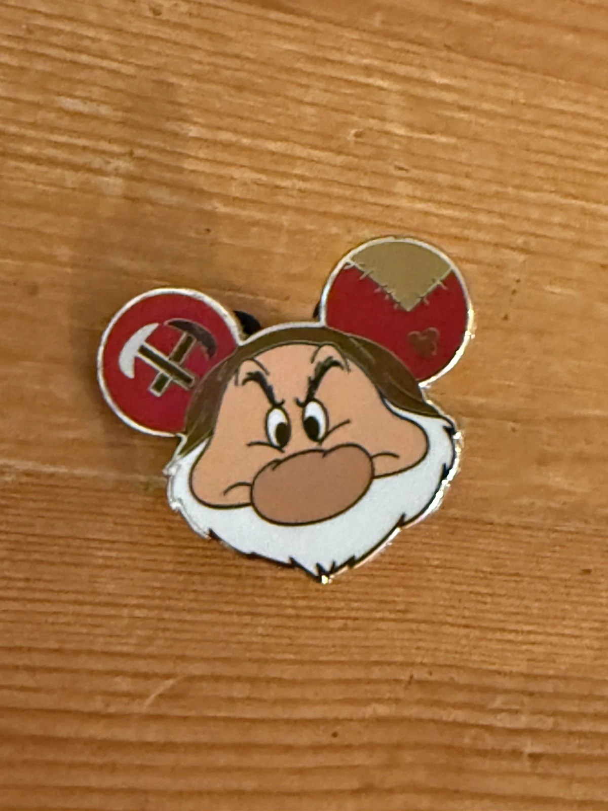 2024 DLR Disneyland Hidden Mickey Disney Pin Grumpy Ear Hat