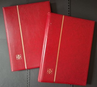 Red Lighthouse Stock Albums x 2 = 30 Pages 60 Sides Very Good Condition