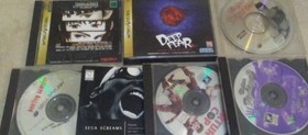 SEGA Saturn V2 Black Console w/ game lot, light guns, Replay & 8MEG carts TESTED