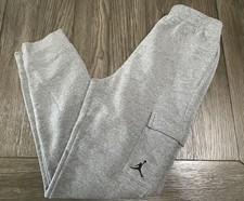 Air Jordan Joggers Boys XL 13-15 Years Youth Gray Air Jordan Sweatpants-Nice