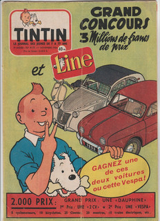 TINTIN n° 419 Novembre 1956 . ( France ) . Hergé .