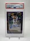 Bowman Draft Chrome Konnor Griffin Autograph Purple /250 PSA 9 Pirates