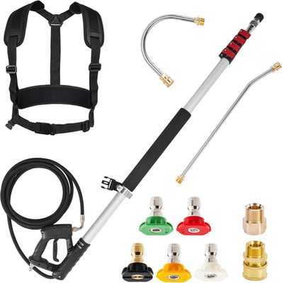 #ad Telescoping Pressure Washer Wand 20 Feet Aluminum High Power Washer Telescopic $161.79