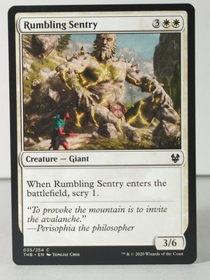Rumbling Sentry - Theros Beyond Death #035 - MTG - singles