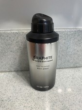 Bath And Body Works Men s Collection Graphite Body Spray 3.7 oz NEW