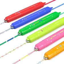 AECHY Dual Tip Glitter Highlighters Set, 6 1 Count Pack of 6 