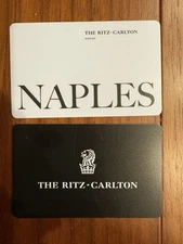 1 Ritz Carlton NAPLES  Florida Hotel KeyCard Ritz-Carlton Souvenir Room key USA