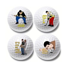 Funny Golf Balls for Men Adult Humor Trick Novelty Golfer Gift Set for Dad Bo...