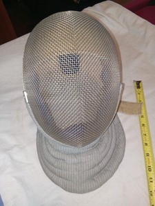 FENCING HELMET B&G #13, BLUE GAUNLET, 22"-23" M004- Elec, Sabre Level -1 350nw