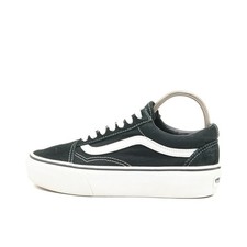 VANS Damen Old Skool Plattform Schnürsneaker Schwarz/Weiß Low-Top Sneaker EU 36