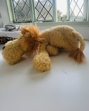 Jellycat Medium Literary Lounger Lawrence Lion Rare Retired Collectible