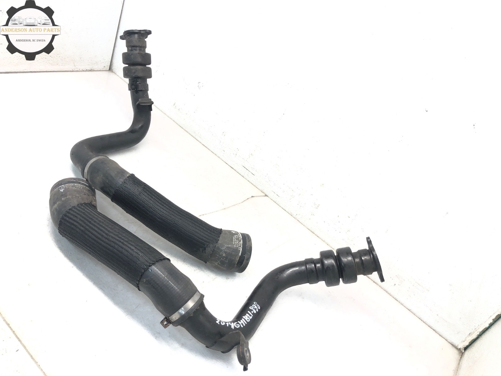 2014-2019 MASERATI GHIBLI 3.0L FRONT TURBO INTERCOOLER HOSE TUBE X2 OEM