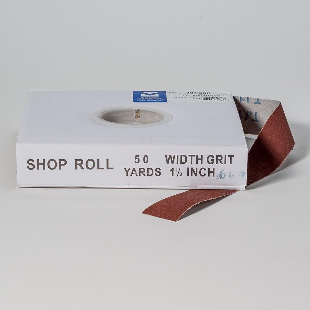 381600-1-1/2" X 50 Yards Shop Roll, 600 Grit