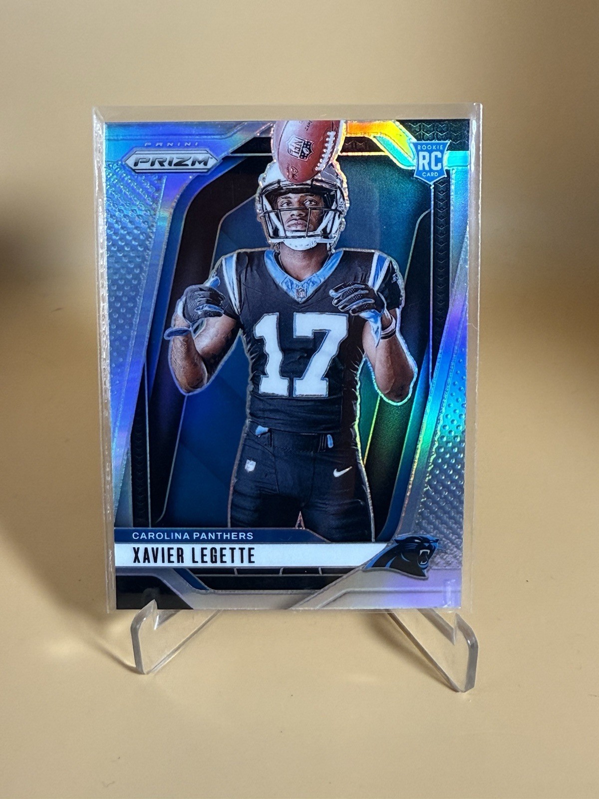 2024 Prizm Xavier Legette Silver Variation Prizm Rookie Carolina Panthers #41