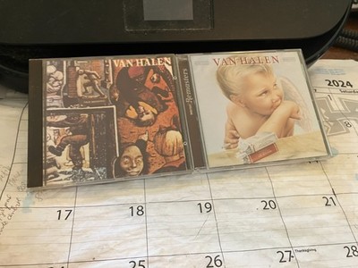 VAN HALEN 2 CD LOT: FAIR WARNING + 1984 REMASTER