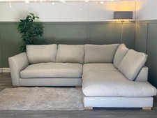 DFS Grey Fabric Corner Sofa –DELIVERY AVAILABLE 