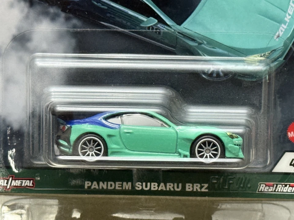 HotWheels 2021 error pandem Subaru BRZ sin tampo lateral/error desnudo como nuevo con protector Foto 4 de 4