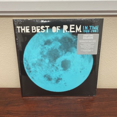 R E M In Time 1988-2003 2LP Blue Vinyl Limited Edition Barnes & Noble New Sealed