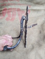 Antique Iron Door Bell Ringer for Restoration Butler Pull