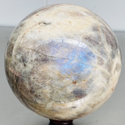 Natural Gray moonstone sphere quartz Crystal ball Healing 3920G (8.64LB)