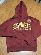Harry Potter Hogwarts School of Witchcraft and Wizardry Maroon Hoodie Small