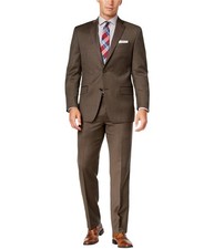 Michael Kors Mens Calssic Formal Tuxedo, Brown, 40 Regular / 33W x 37L