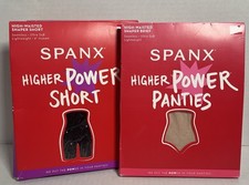 3 SPANX Higher Power Panties Size S