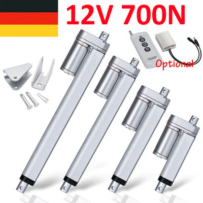 12V 700N 15mm/s Elektrisch Linearantrieb Linear Actuator Linearmotor 50-1200mm