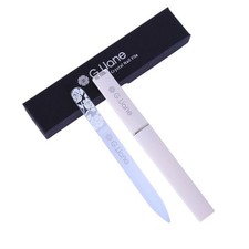 Crystal Nail File-Double Sided Etched Glass Nail Files Manicure Pedicure Tool...