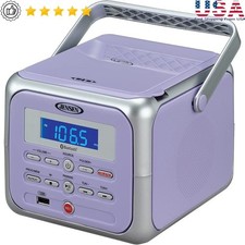 Bluetooth CD MP3 Player USB Recording FM Radio Stereo Aux Connectivity Portable