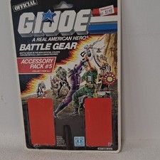 Hasbro G.I. Joe Battle Gear Accessory Pack 5 Figure Stand s 1986