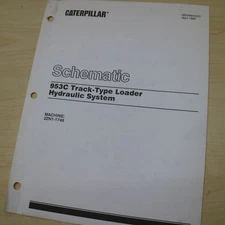 CAT 953C Track Loader Hydraulic System Schematic Manual service shop crawler