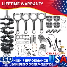 G4KJ 2.4L Engine Rebuild Overhaul Kit - Crankshaft /Piston/Rods For HYUNDAI KIA