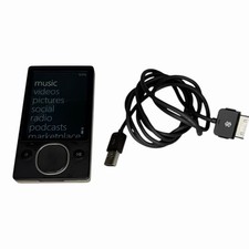 Microsoft Zune 1126 80 GB Digital Media Player MP3 - Works Needs New Battery