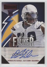 2013 Panini Playbook Signatures Red 181/299 DJ Fluker #134 Auto 03xg