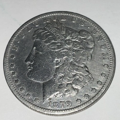 1879 S 3rd Rev Morgan Silver Dollar Extremely Fine