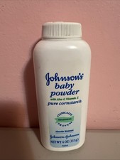Johnson Johnson's Baby Powder Travel 2004 Aloe and Vitamin E 4 oz Cornstarch