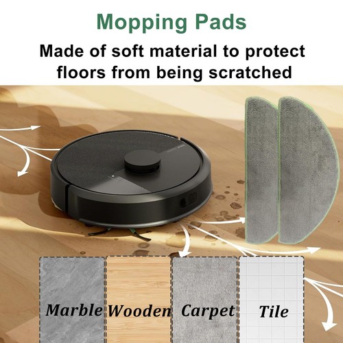 20 Pezzi Roomba 104/105/Q052 Kit, 1 Spazzola, 4 HEPA, 6 Lati, 4 Scopa, 4 Sacchetti - Foto 6 di 8