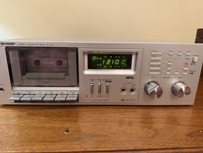 Vintage Sharp RT-20 Stereo Cassette Tape Deck Tested Working Japan Dolby Metal