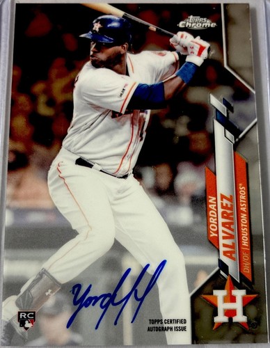 Yordan Alvarez RC BGS 9.5 GEM MINT Topps Chrome Ben Baller 2020