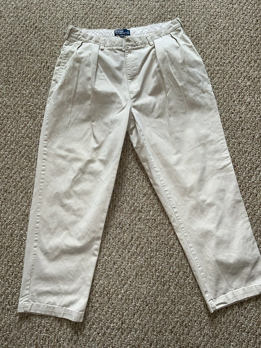 Polo Ralph Lauren Cotton White Pants for Men for sale | eBay