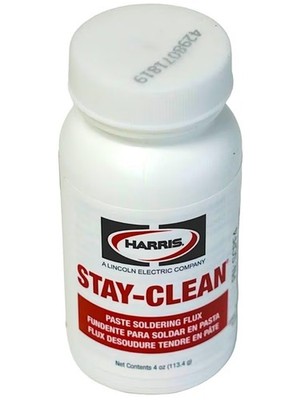 Harris - SCPF4 - Stay-Clean  Paste Flux 4 Oz. Brush Cap Bottle