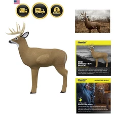 Archery Target Buck Deer 3D with Replaceable Insert and Stakes