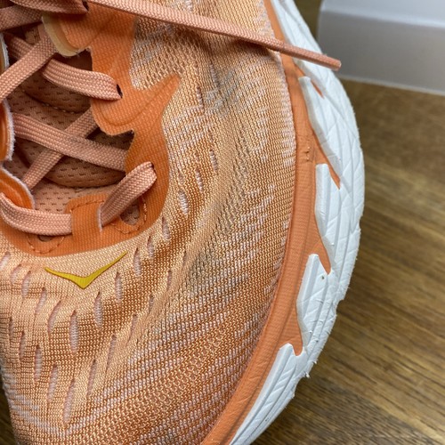 HOKA One One Gaviota 4 Women’s Shoes Sz 11B Running Stability Orange/Blue/White - Picture 23 of 24
