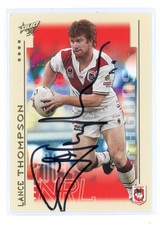 ✱ SIGNED ✱ 2003 Select XL Lance Thompson (St George Dragons) Signed NRL Card