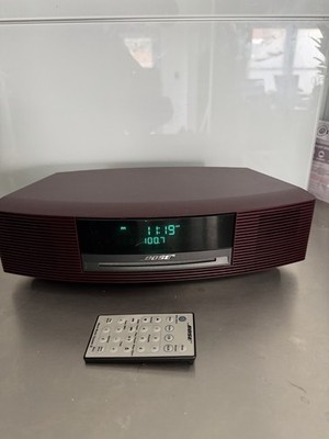 RARE Bose Wave Music System III CD Player/AM-FM Radio BURGUNDY w RARE Bose Wave Music System III CD Player/AM-FM Radio BURGUNDY w